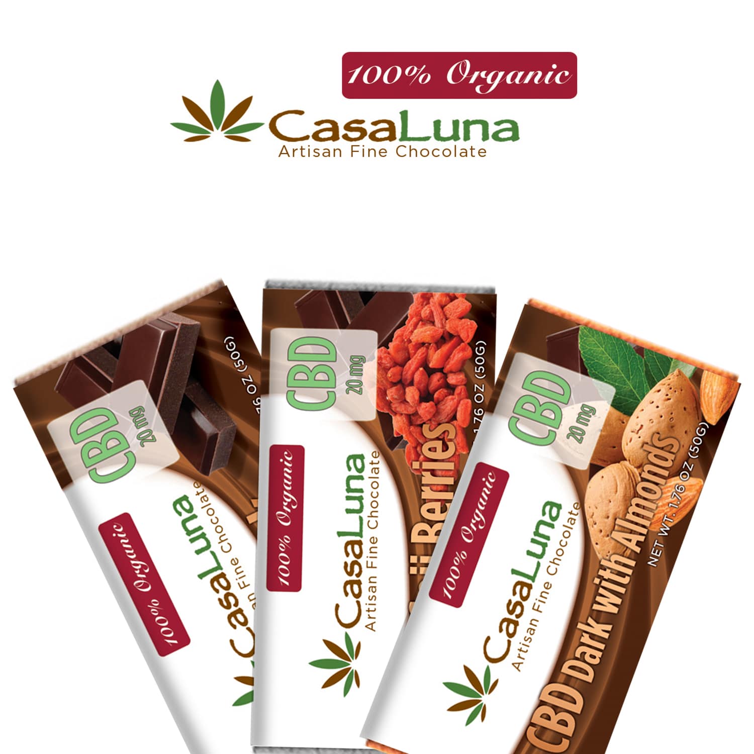 CasaLuna Hemp Chocolate Bars