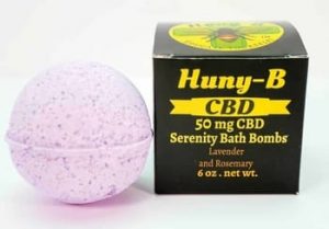 Lavender And Rosemary CBD Serenity Bath Bomb