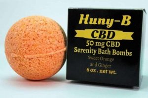 Sweet Orange And Ginger CBD Serenity Bath Bomb